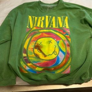 barley used green nirvana hoodie!